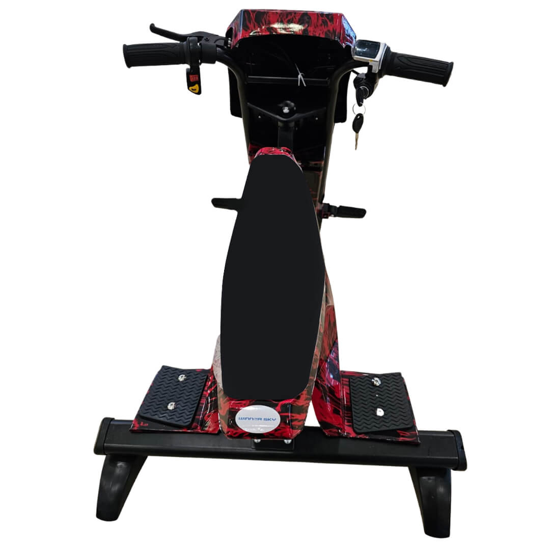 Megawheels Drifting Elektro Scooter 36 v with 3 wheels- Red Black