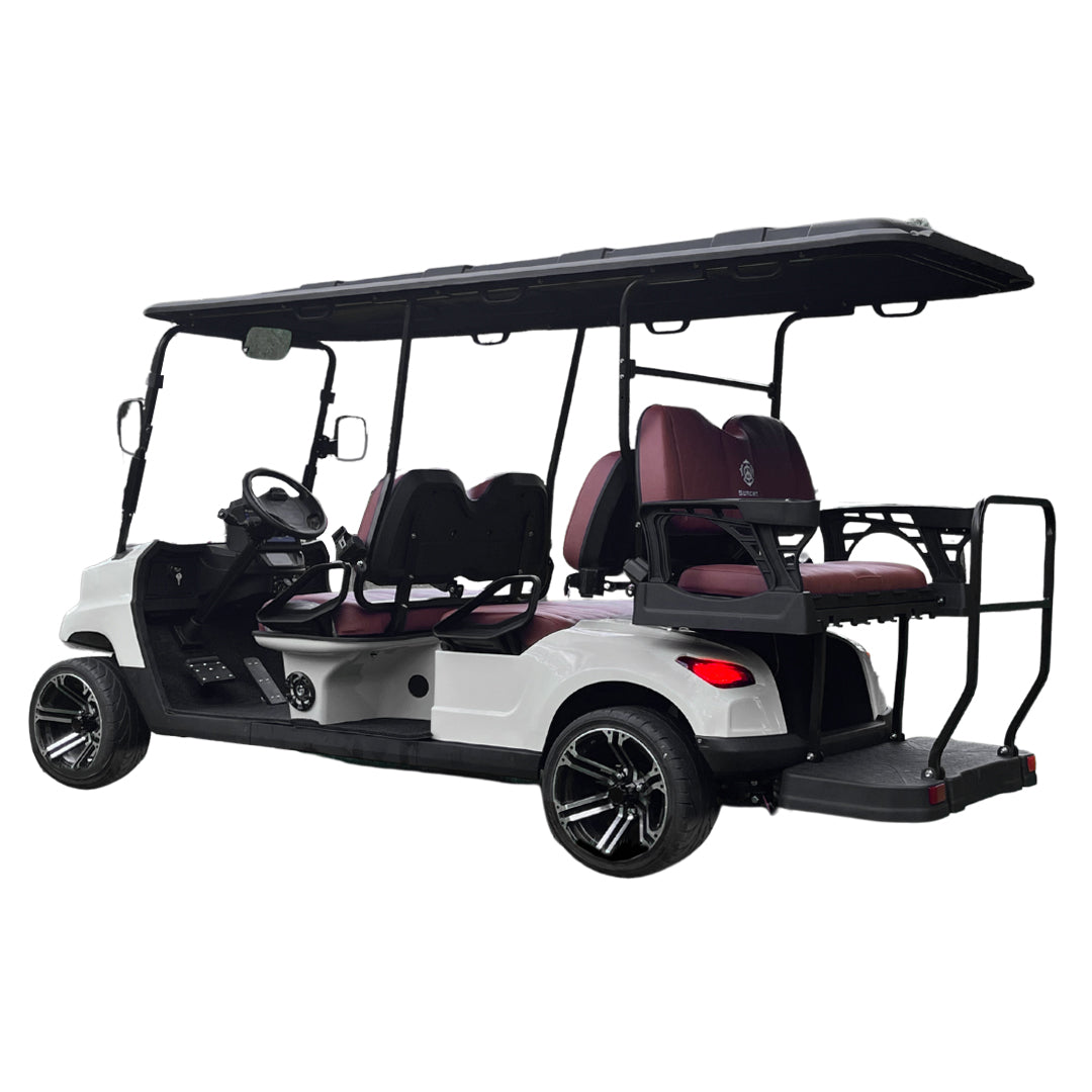 Green Rider Electric Golf Cart Buggy 4+2 Seater by Mega wheels