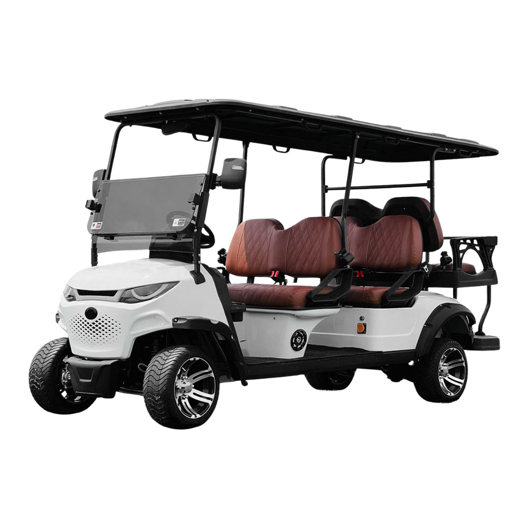 Green Rider Electric Golf Cart Golf Buggy 4+2 Seater by Mega wheels- DESIGN TXV