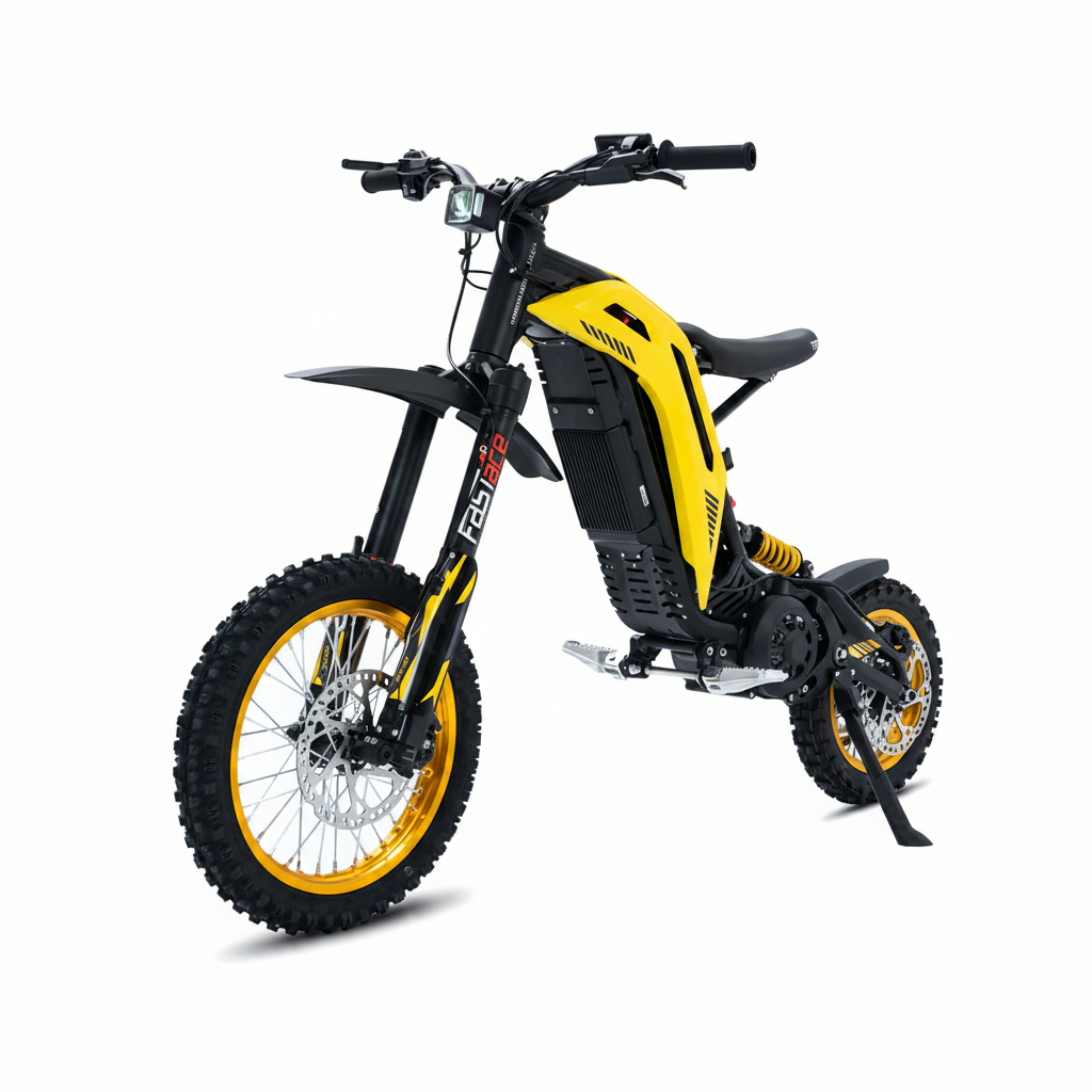 Yellow and black Viper S Electric Dirt Bike for Adults