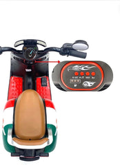 Megawheels Vespa Progetto Kids Electric Motorcycle 6V 7AH Battery