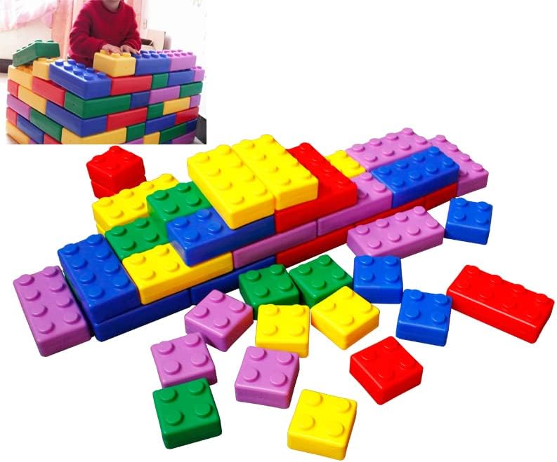 Jumbo Blocks Colorful Building Block Set