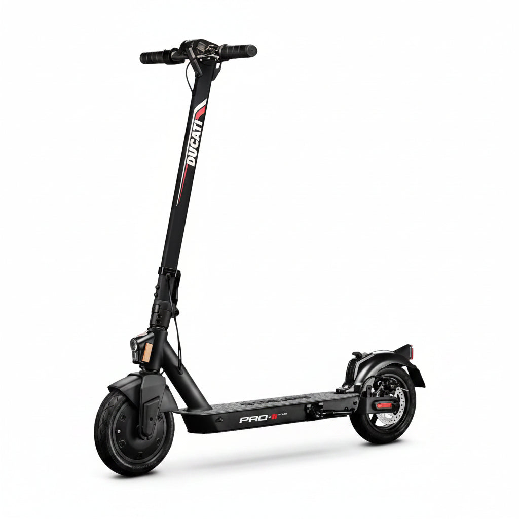 Stylish Black electric scooter with Ducati