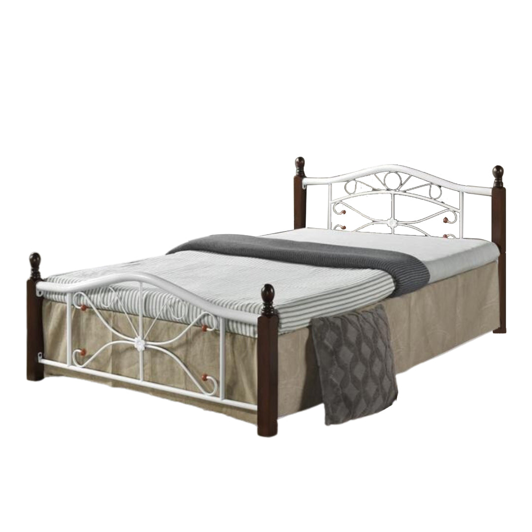 Wooden Steel Queen Size Bed