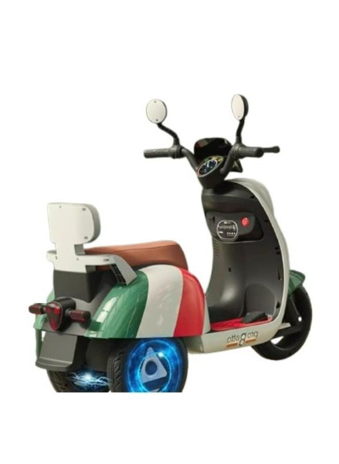 Megawheels Vespa Progetto Kids Electric Motorcycle 6V 7AH Battery