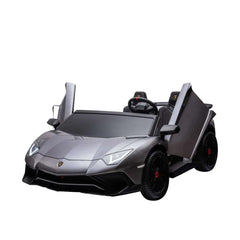Megastar Ride-on Licensed Lamborghini  XXL Big Kids _ grey