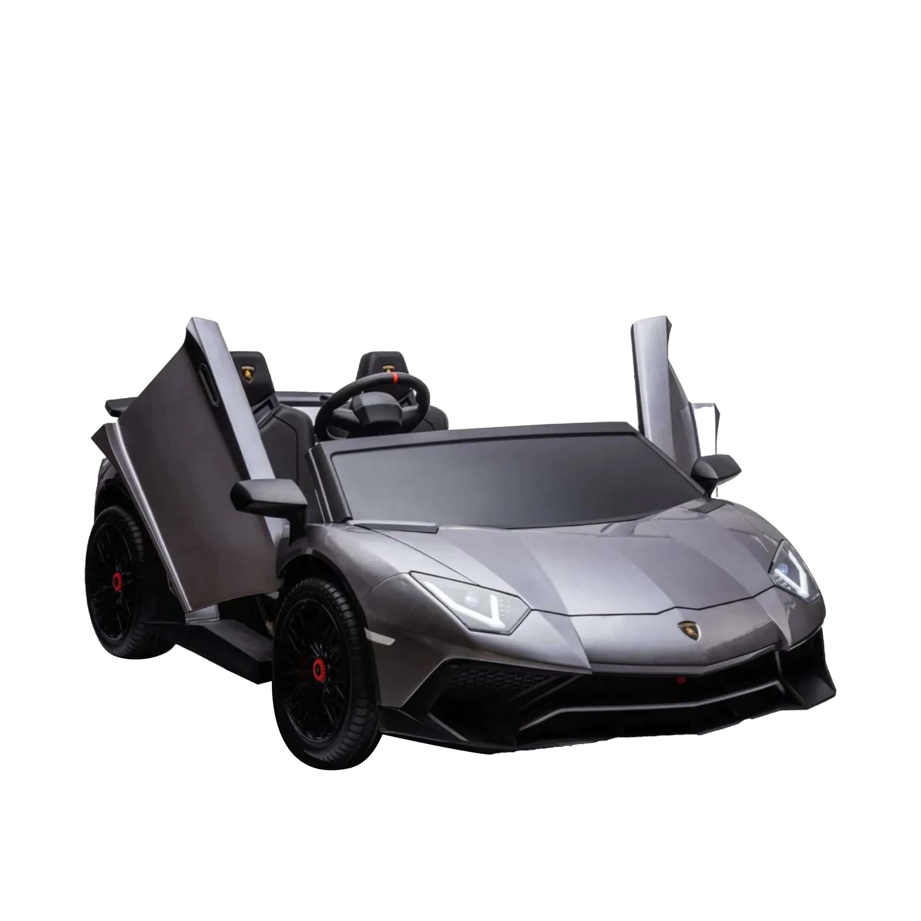 Megastar Ride-on Licensed Lamborghini  XXL Big Kids _ grey