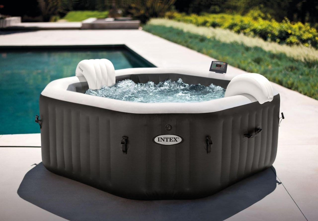 Intex Purespa Jet and Bubble Deluxe Set, 201 x 201 x 71 Cm, Multi-Colour