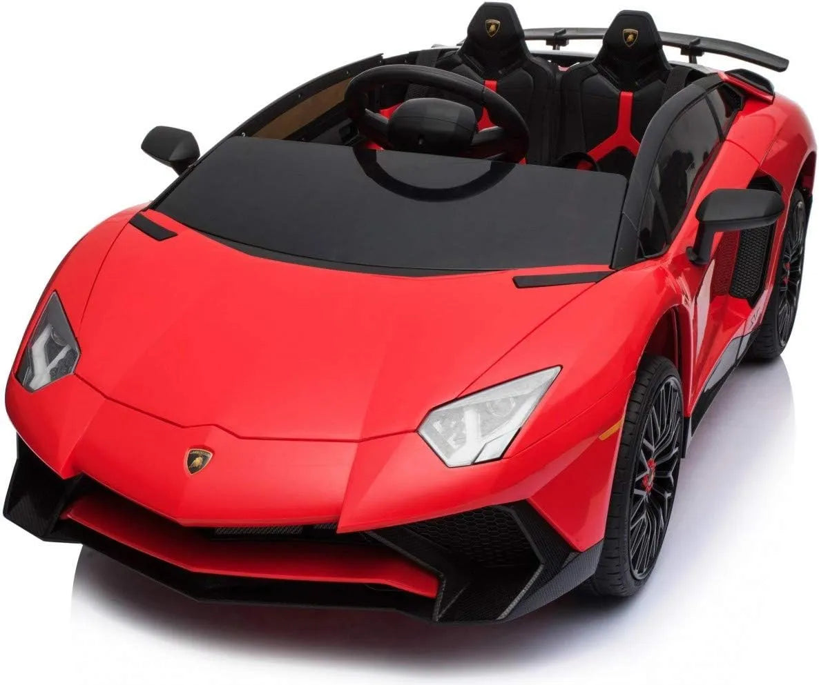 Megastar Ride On XXL Licensed Lamborghini Electric Car for Kids Big size 2 Seater 24V