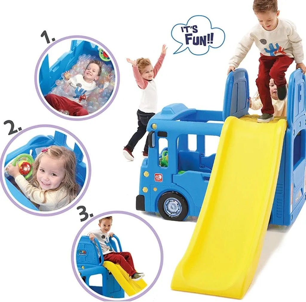 Megastar YAYA 3 IN 1 SCHOOL BUS SLIDE