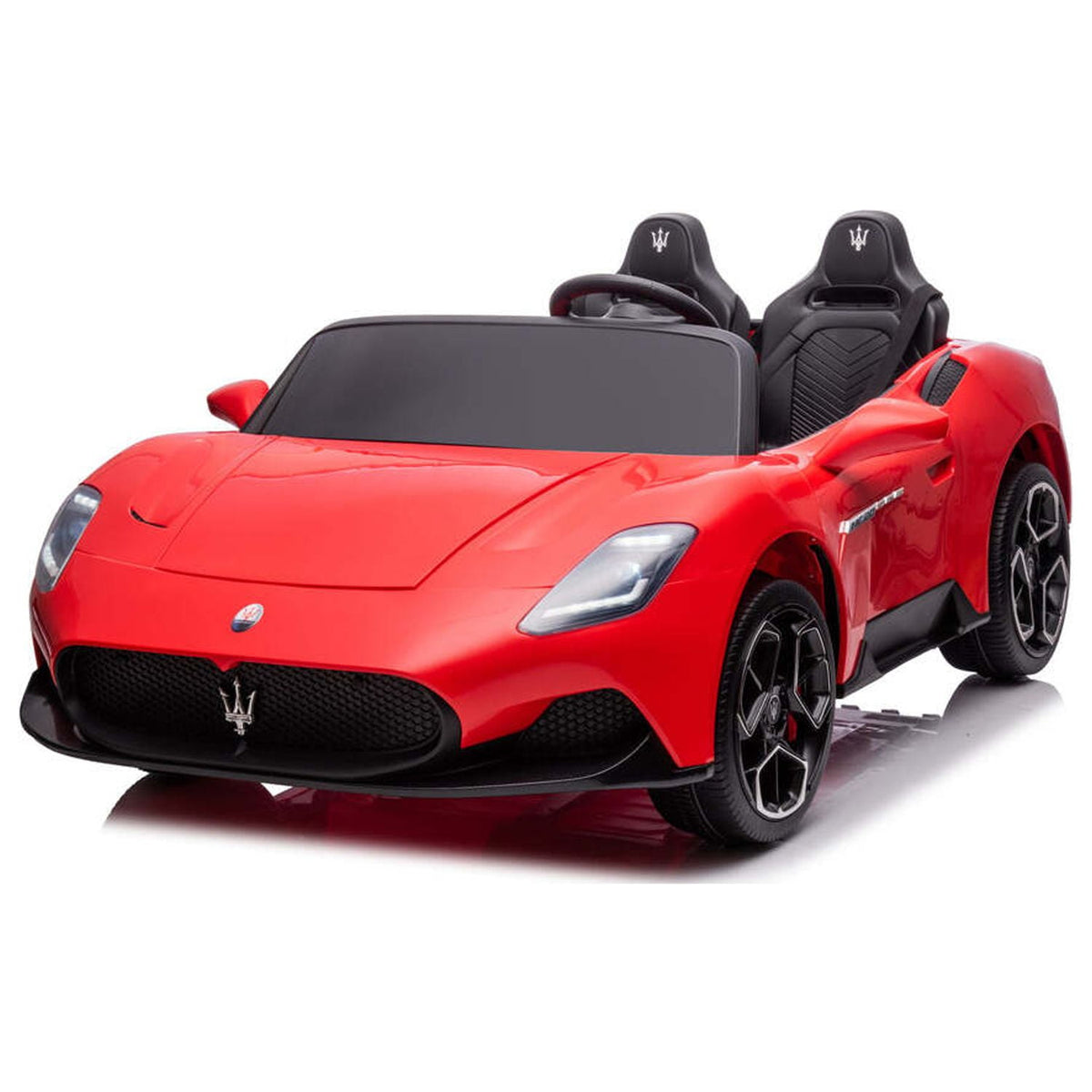 Megawheels Kids 24V Maserati MC20 2 Seater Ride on Car With Leather Seat and Led Lights