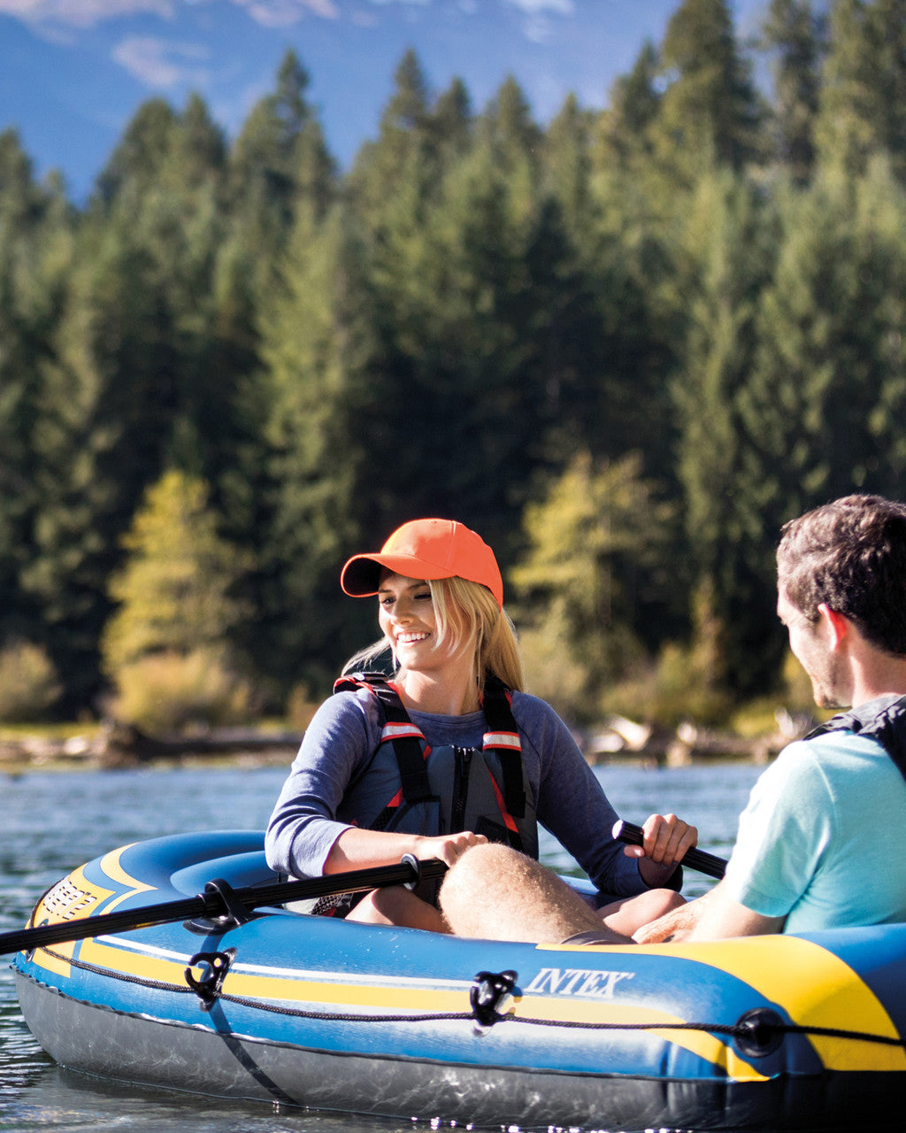 Challenger Raft Intex® Challenger™ 2 Inflatable Boat Set - 2 Person – Rafplay