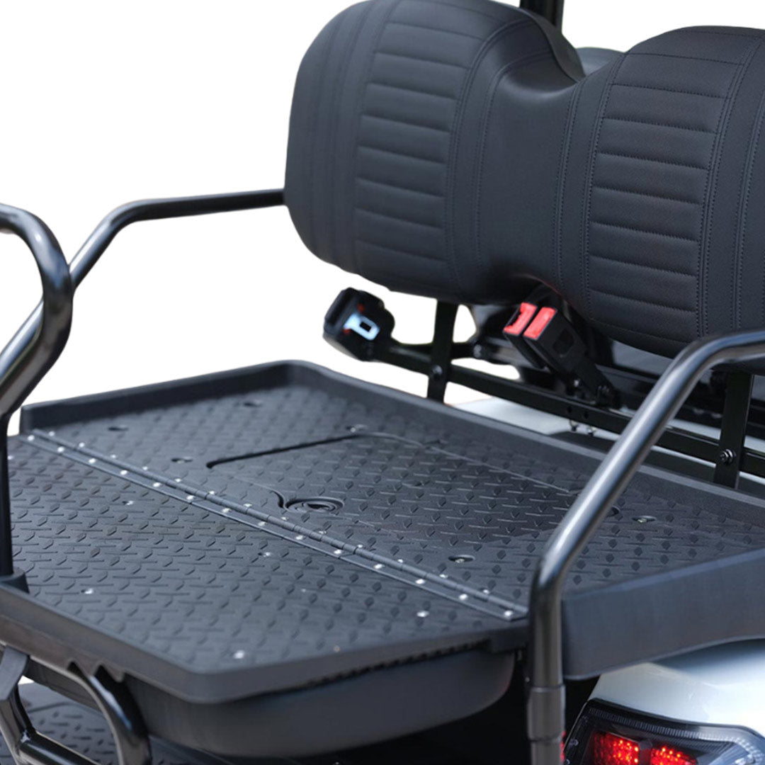 Black golf cart seat at Rafplay