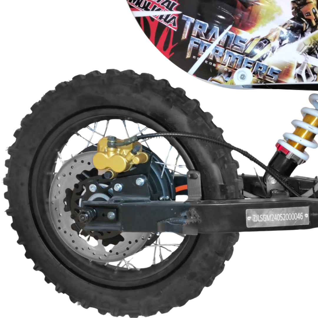 Megawheels Transformer Electric Dirt Bike 60V for Teens & Adults