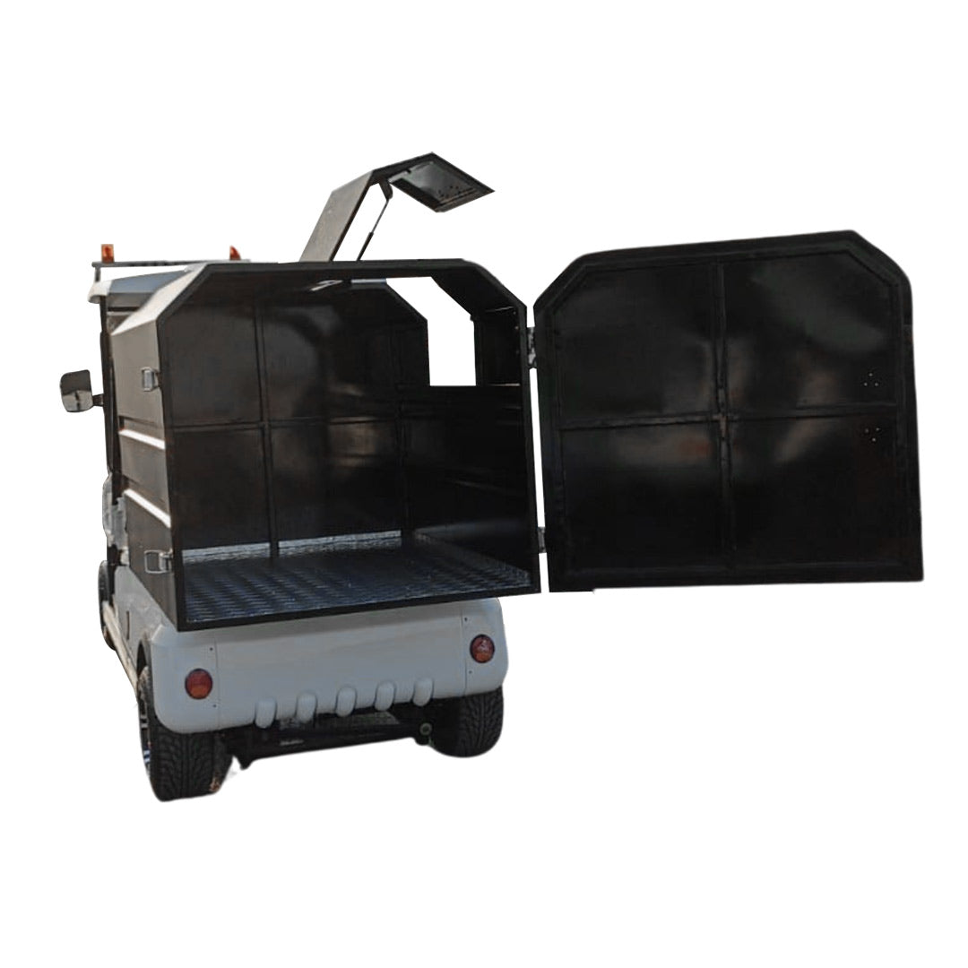 Megawheels Lvt 2 Seater Golf Cart With Solid Garbage Waste Disposal Box