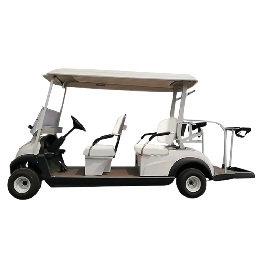 Megastar Golf club car 4 + 2 seater  electric golf cart-White