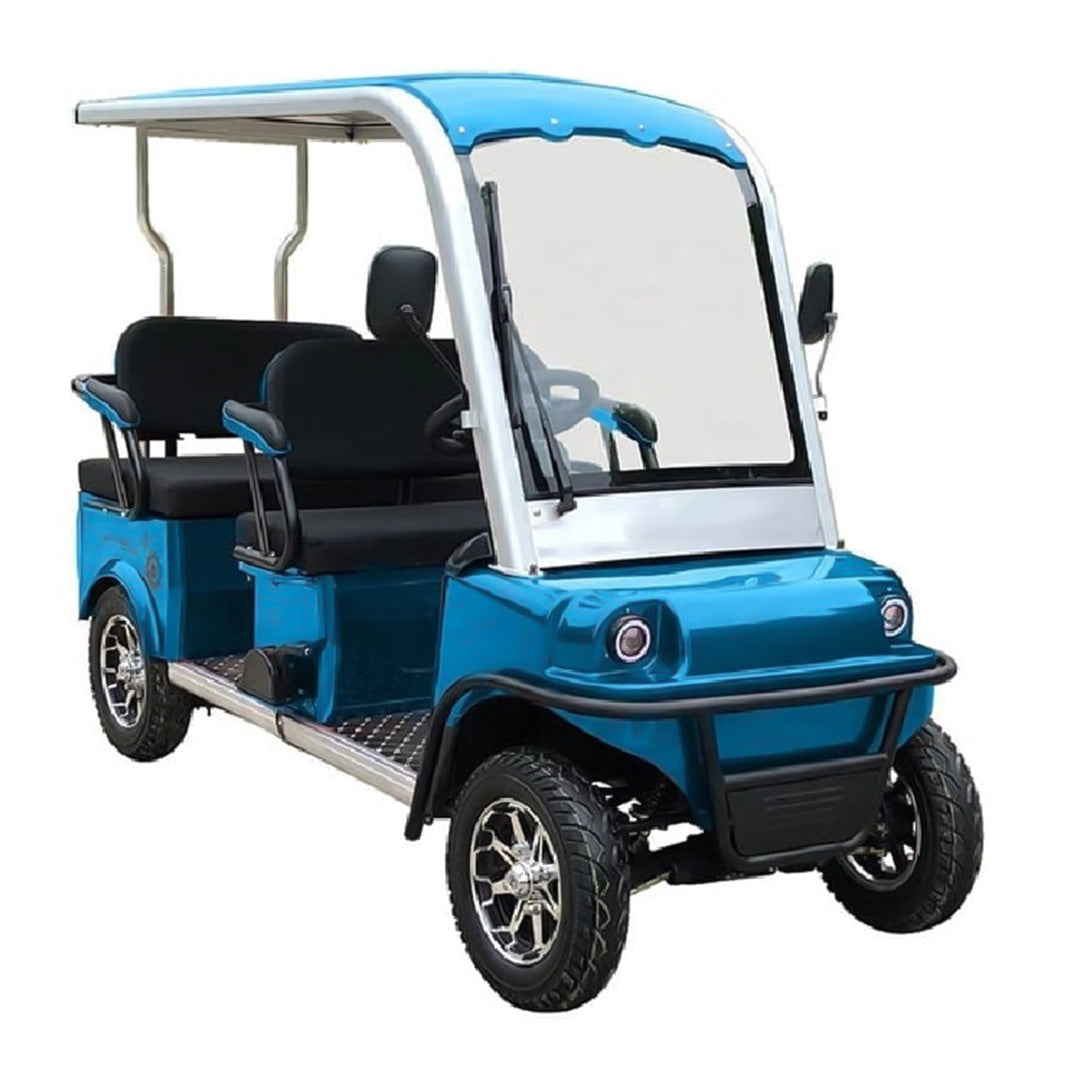Megawheels 6 Seater Electric Golf Car Buggy Blue