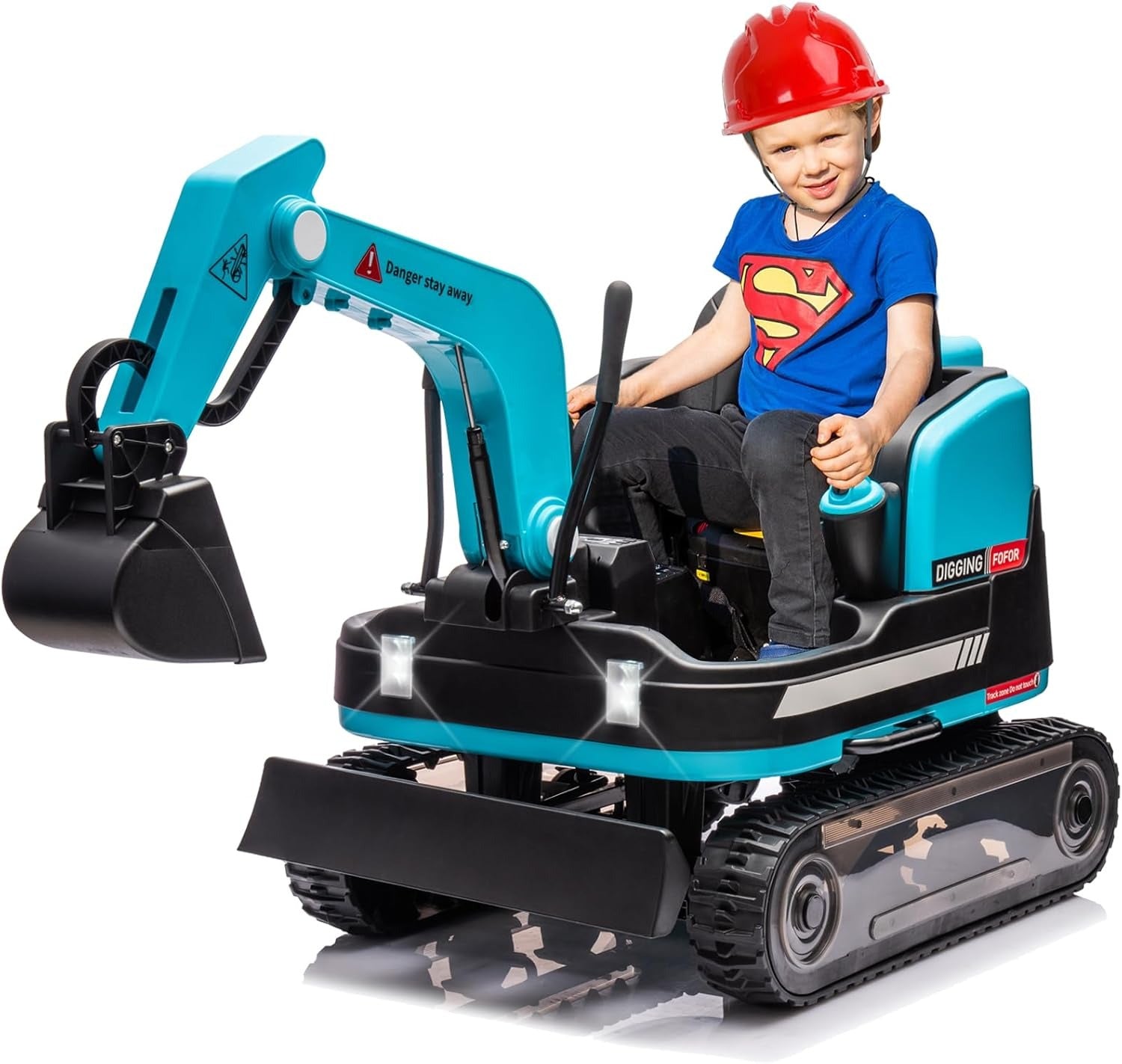 Megastar Electric Crawler Crane Rideon Kids Functional Construction 12 V Toy Car With Rc