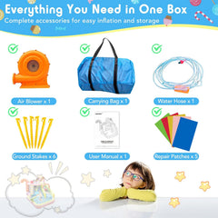 Everything you need in one box of Inflatable Bounce House