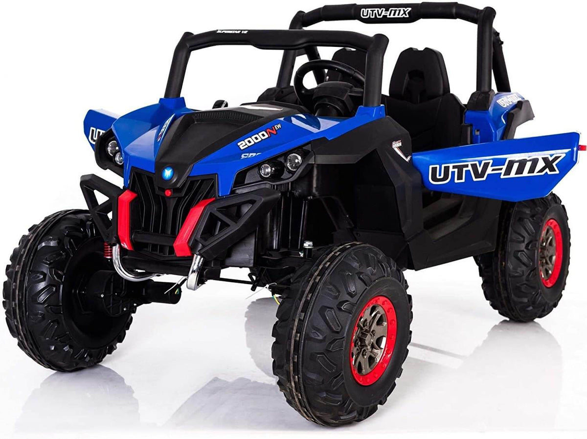 Raf  12V Ride on Raf ExtremeX Utv Kid's 4wd Jeep Electric Ride on-BLUE