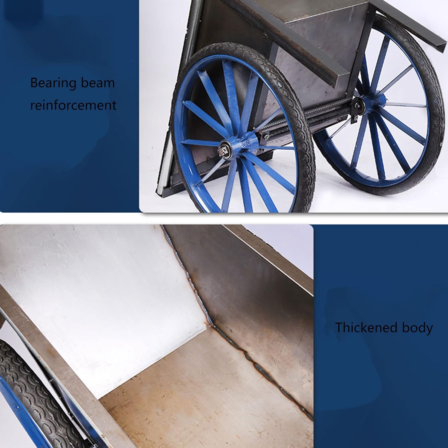 A composite product detail: Bearing beam reinforcement and Thickened body
