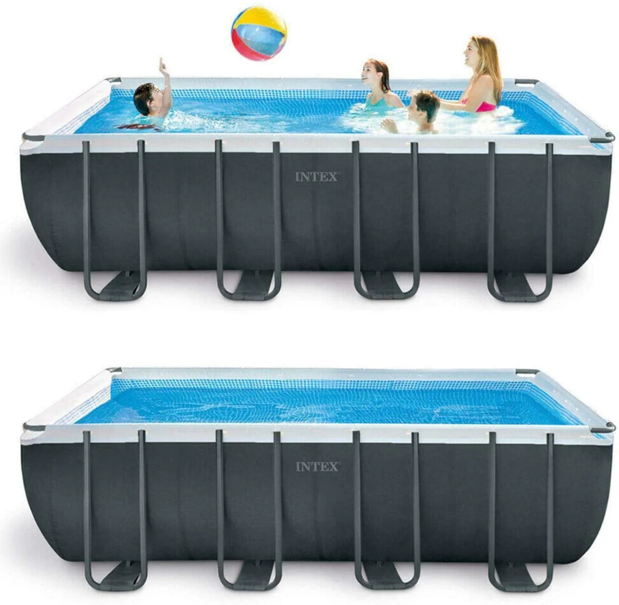 INTEX Ultra XTR Frame Rectangular Pool Set 