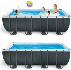 INTEX Ultra XTR Frame Rectangular Pool Set 