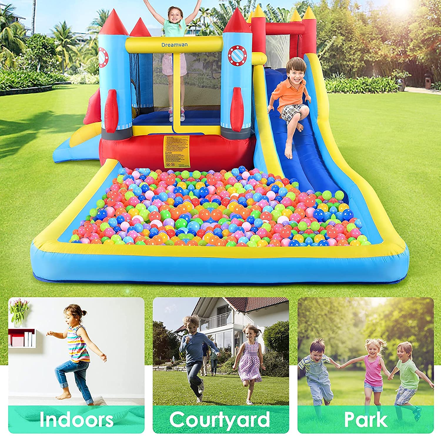 Inflatable Bounce House for Kids with different Activities
