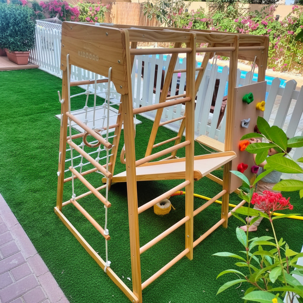 Kiddoro Cheerful Climber — Endless Fun & Adventure for Toddlers on a grassy area.