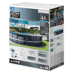 Intex 6.10m x 1.22 Ultra Frame Pool Set