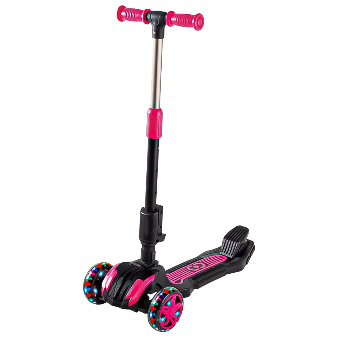 MW Cool Wheelie Double Combo Seat Kick Scooter-pink