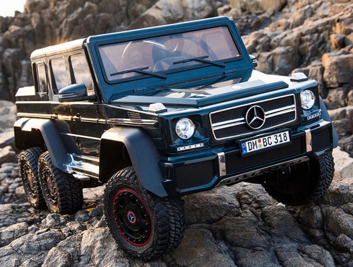 Mercedes-Benz AMG G63 6X6 Electric Kids Ride On Car With Remote Control on rocky terrain