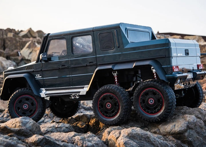 Mercedes-Benz AMG G63 6X6 vehicle on rocky terrain