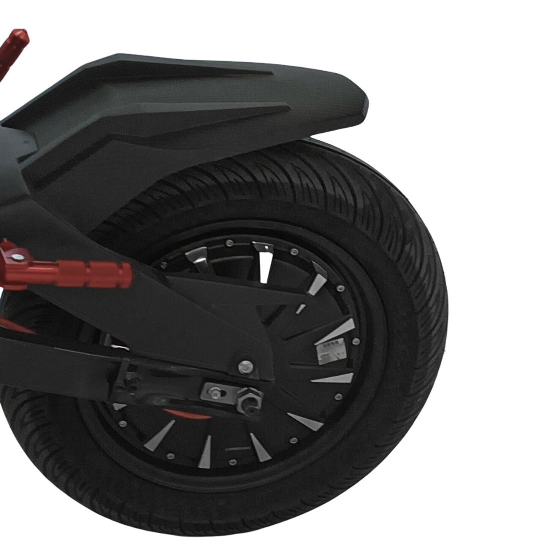 Electric 60 v sports motorbike for adults - black 