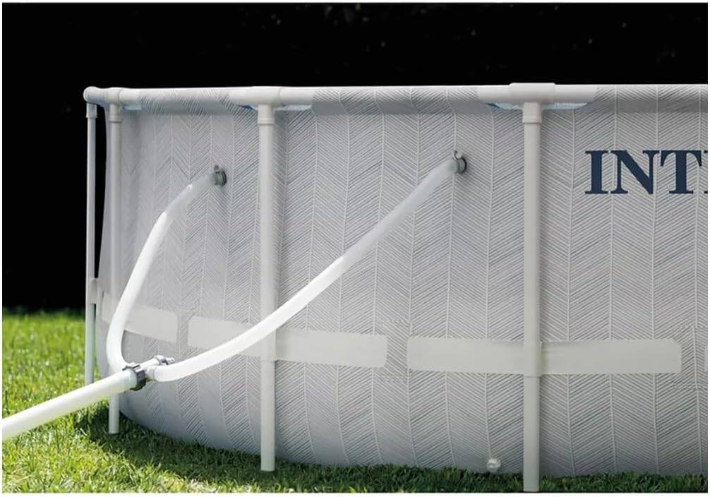 Intex 16' x 48" Prism Frame Chevron Premium Above Ground Pool Set