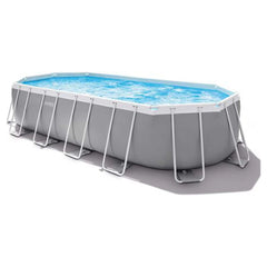 Intex Prism Frame Above Ground Oval Pools Set 610 X 305 X 122 CM