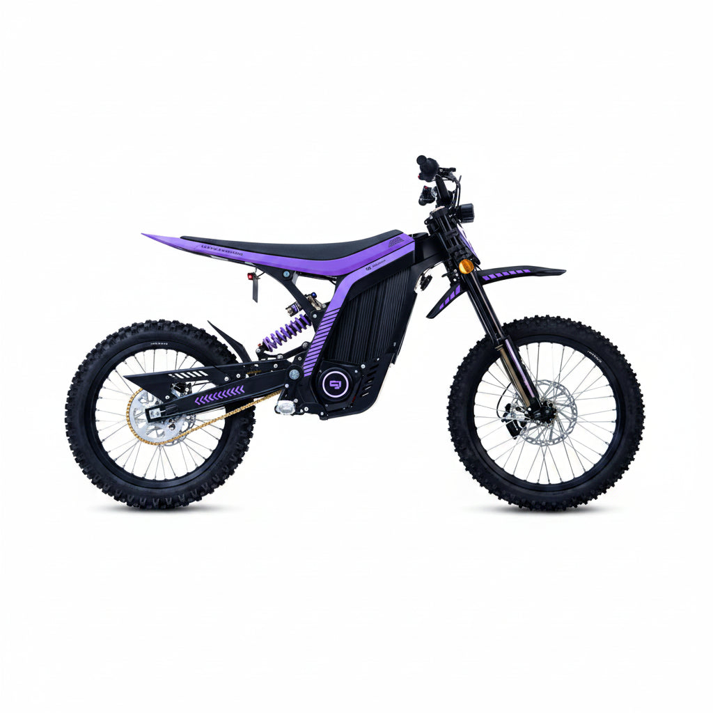 Purple 79BIKE Lynx electric dirt bike