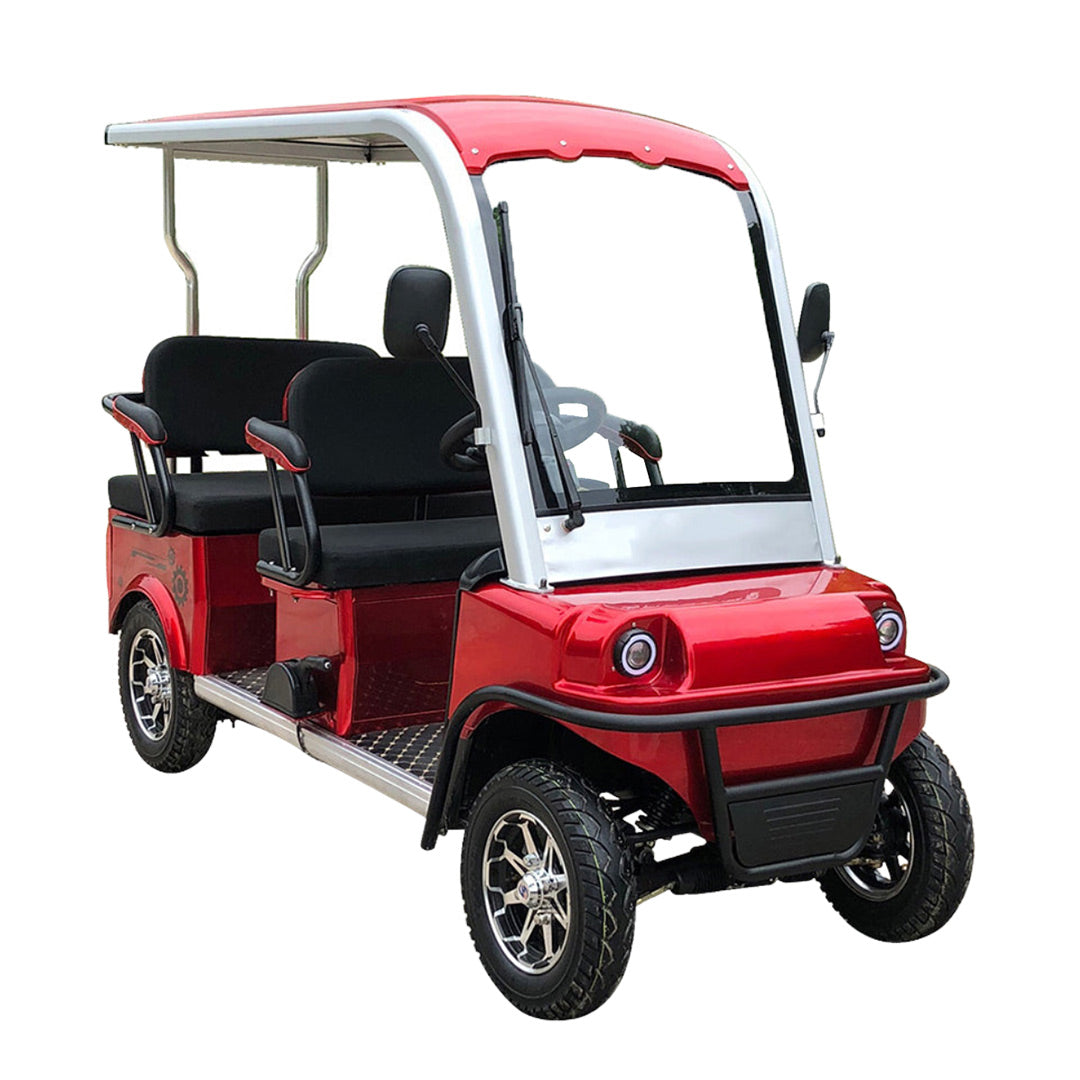 Megawheels 46 Seater Electric Golf Cart red
