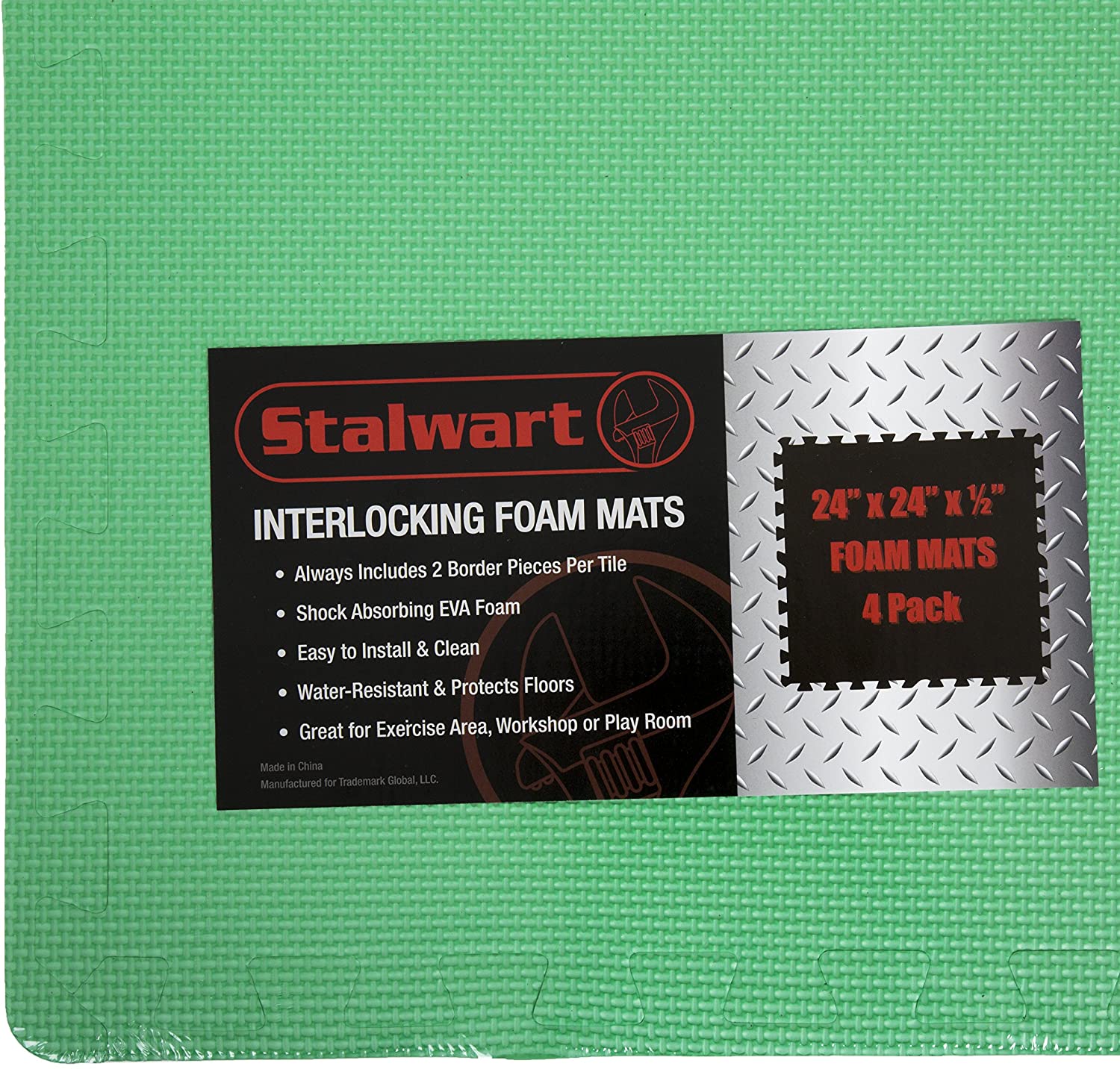 Megastar Foam Mat Floor Tiles Interlocking Eva Foam Padding Soft Flooring 2.5cms Thickness
