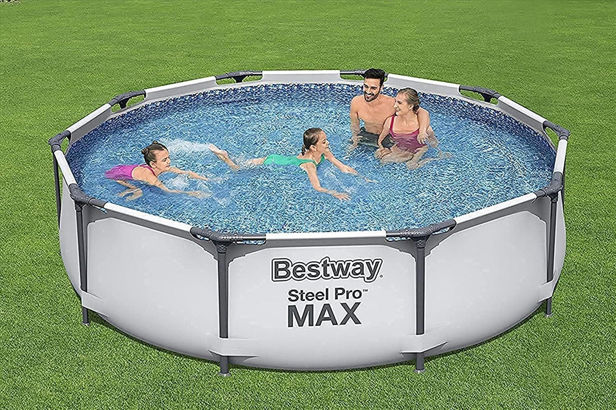 30 Inch Small Pool Bestway Steel Pro (10 feet x 30 inch) Above Ground Swimming Pool – Rafplay