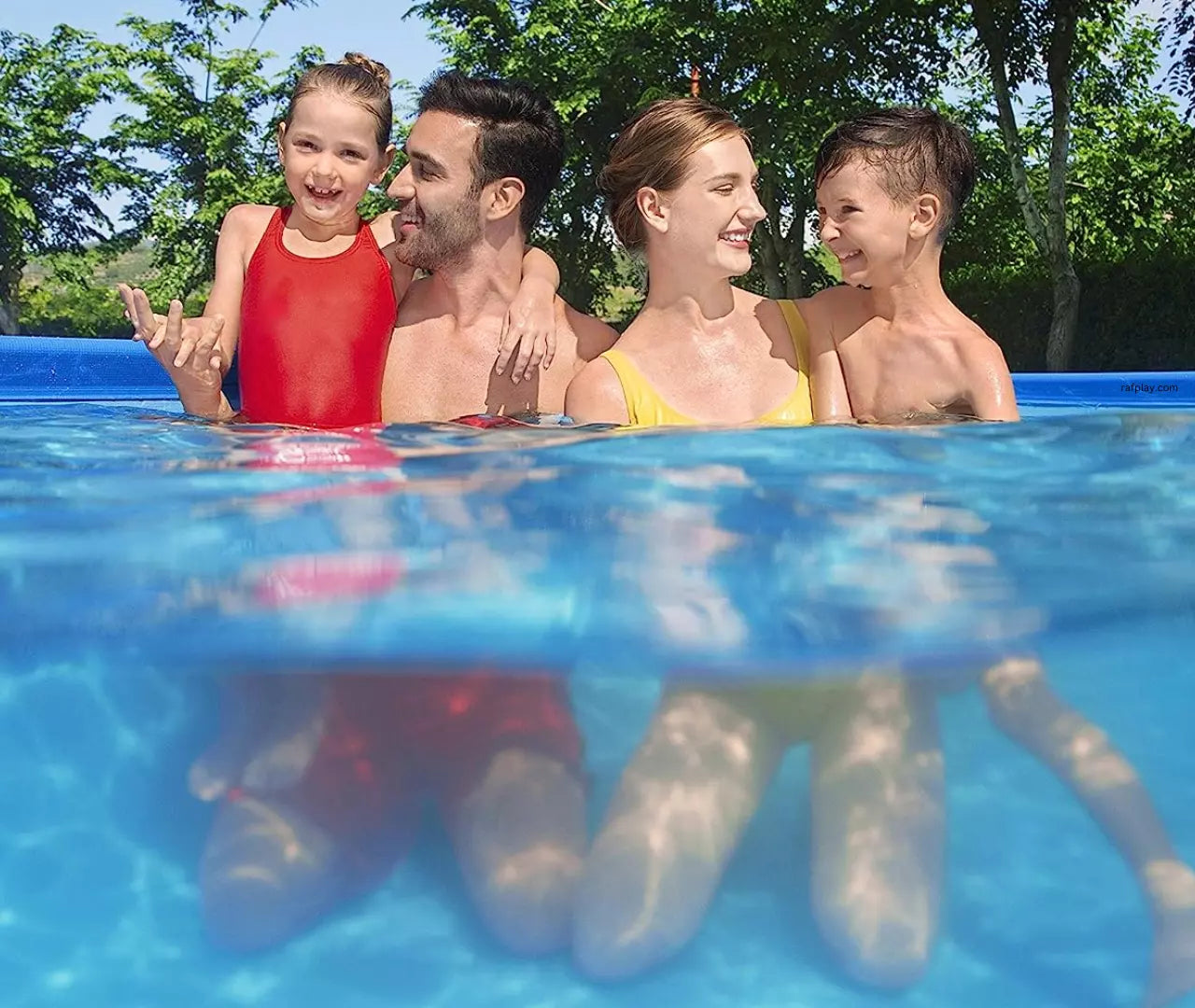 Bestway Family Splash Frame Rectangular Pool With Filter 4 m x 2.11m x 81 cm