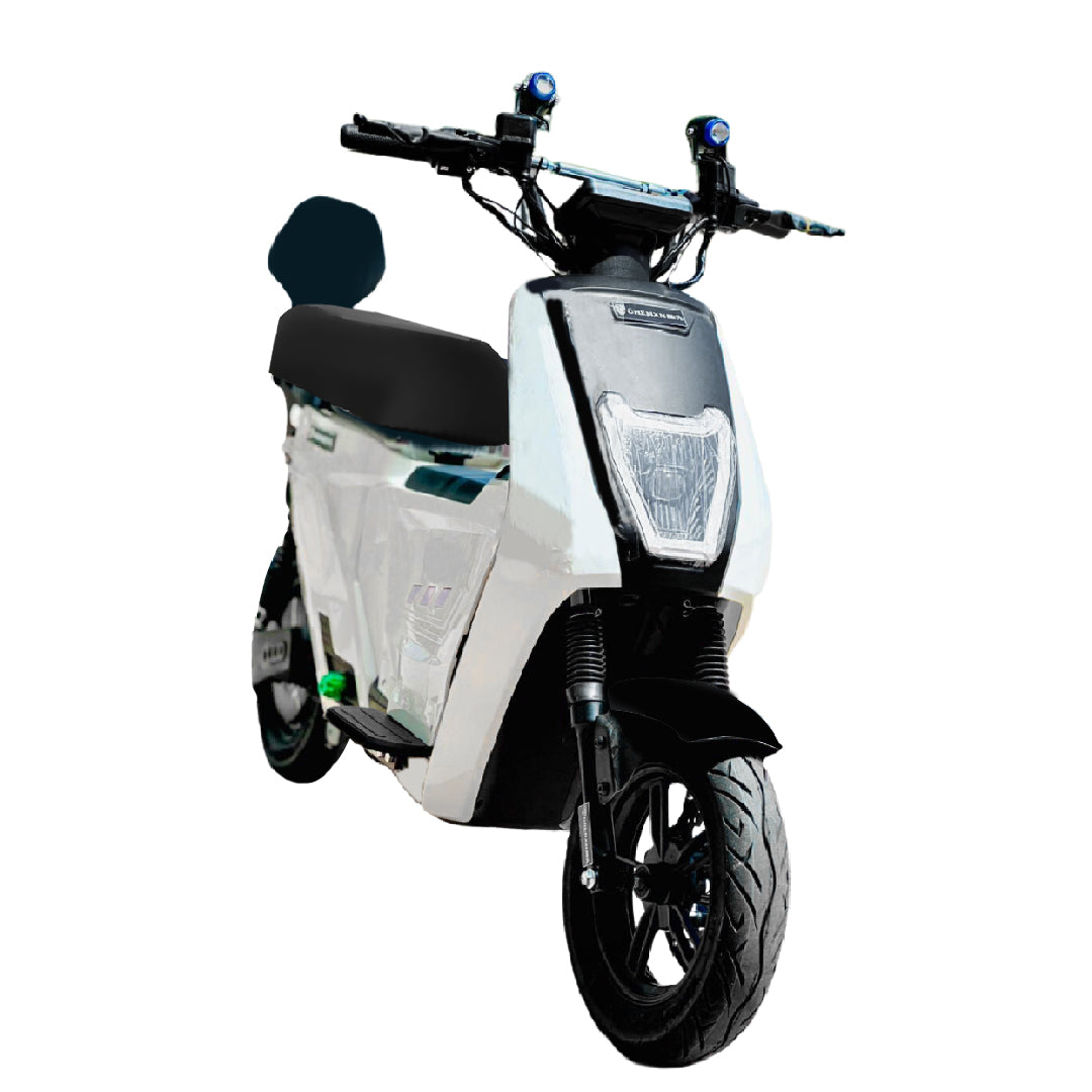 Megawheels adults electric scooter  Moped Bike EV Motorcycles  - white