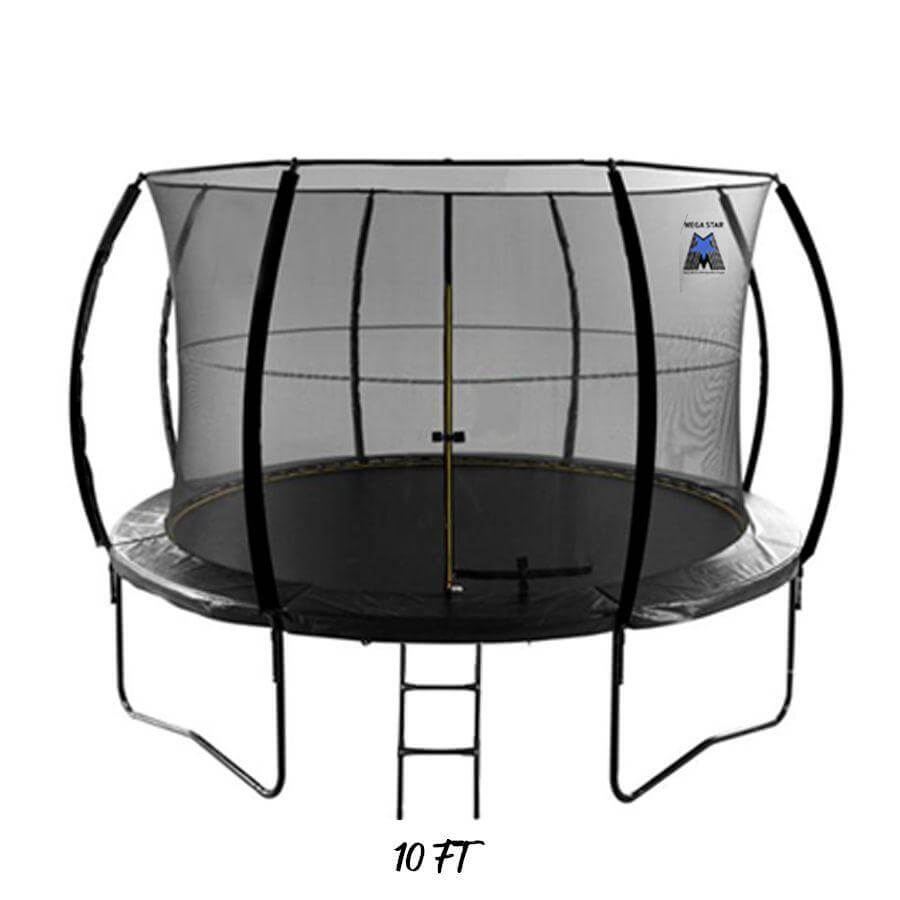 Megastar Sports 10 ft "Jump n Bounce" Trampoline with Enclosure Net & Ladder