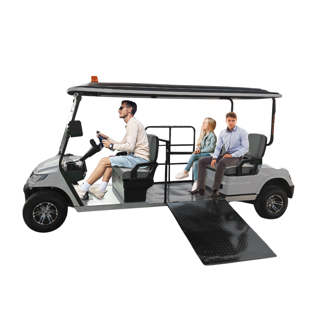 Megawheels Lvt Wheelchair Golf Cart 4 Seater for Special Needs With Ramp & Beacon Light
