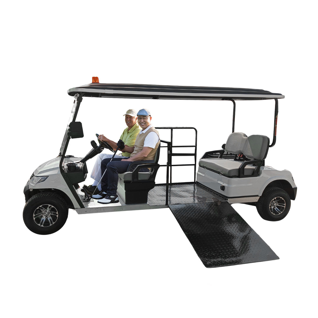 Megawheels Lvt Wheelchair Golf Cart 4 Seater for Special Needs With Ramp & Beacon Light