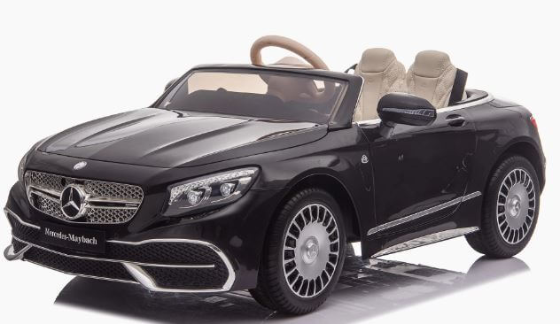 Raf Licensed Mercedes 12 v Maybach Master class  Benz  S-Class 650 Electric car for kids with RC - Metal Black