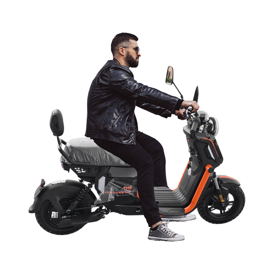 Megawheels Compact E-bike 1000W Power, Electric Scooter upgradeable to Lithium Removable Battery 48V 20AH, 50KM Speed