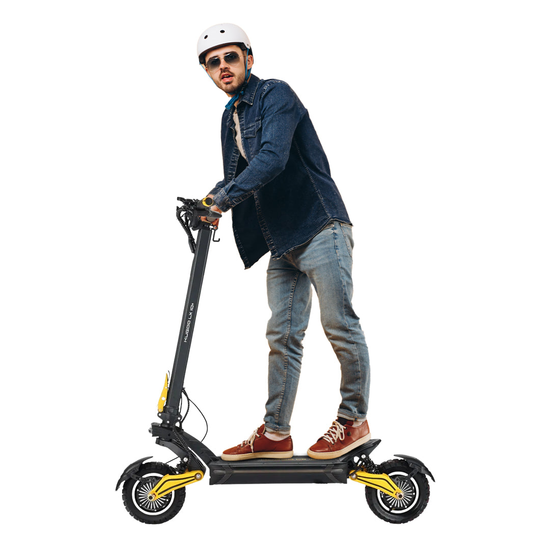 Kugoo LX10+ Powerful 1400W*2 Dual Motor Off-Road foldable Electric Scooter with 1 year warranty
