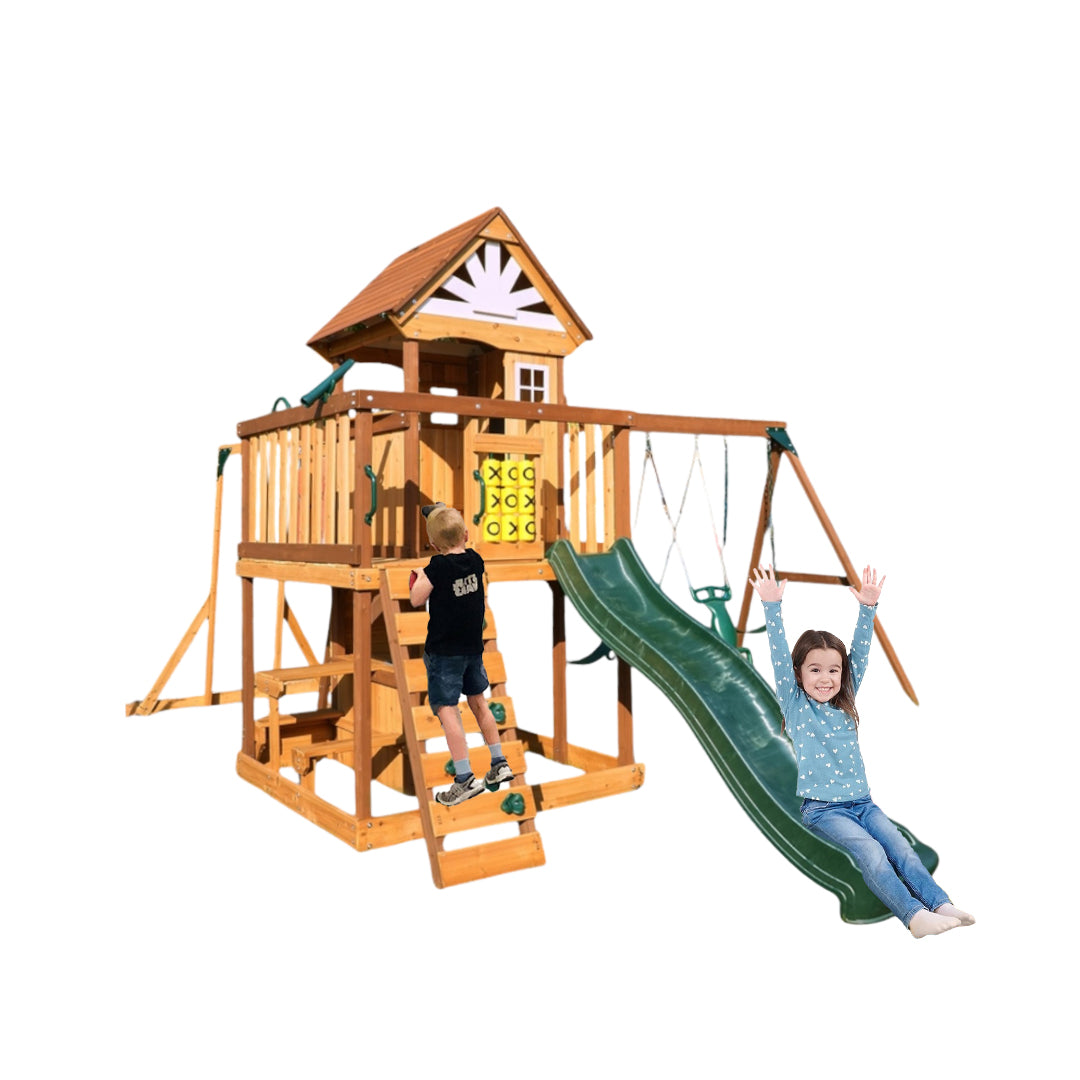 Megastar Dynamic Sports Arabian Ibex Wooden Swing Set
