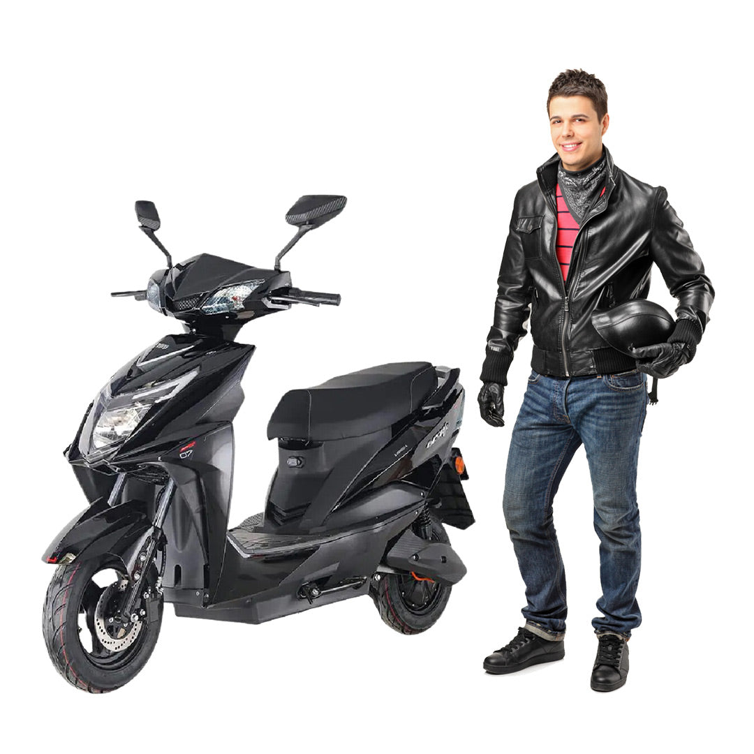Electric 60 v Moped Motorbike scooter - Black